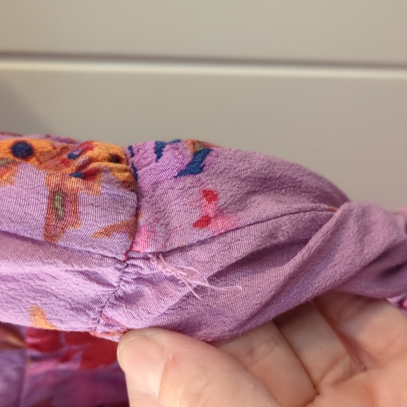 Urban Outfitters Anna Crepe Floral mini Wrap Dress - Picture 11 of 11